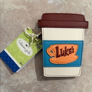 Loungefly Gilmore Girls Luke's Coffee Cup Card Holder - Cream and Brown